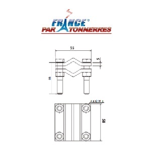 GRAMPA DE UNION PARARRAYOS 15301 - Imagen 2