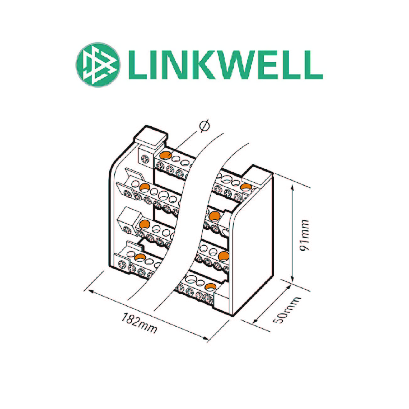 BLOQUE DIST MODULAR 125A 15 TERMINALES UK415 - Imagen 2