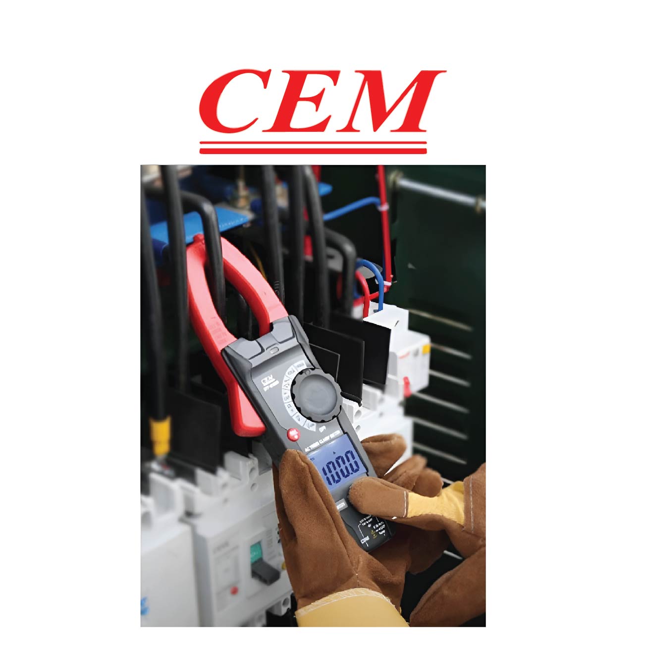 PINZA AMPERIMETRICA AC/DC TRUE RMS DT-9383W CEM - Imagen 2